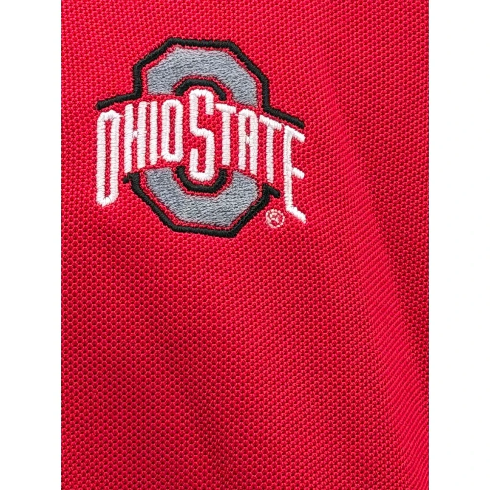 NWT Tommy Bahama Ohio‎ State Buckeyes IslandZone 1/4 Zip Red Supima Men's Medium